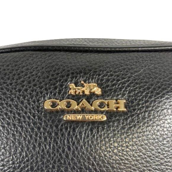 Coach Black Pebbled Leather Mini Jamie Camera Crossbody Bag Shoulder CA069 - Picture 8 of 16
